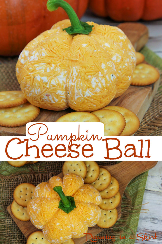 Pumpkin Cheese Ball Pinterest Collage