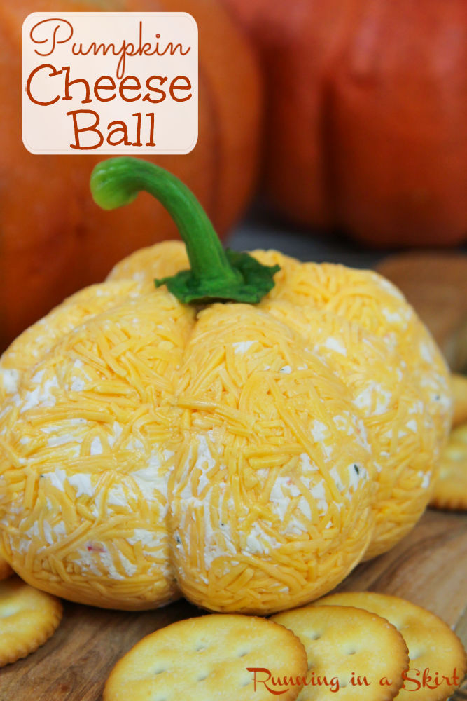 Pumpkin Cheese Ball Pinterest Pin