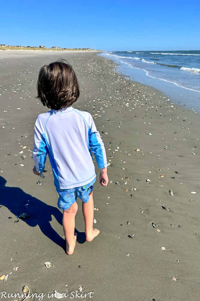 Bald Head Island NC beach.