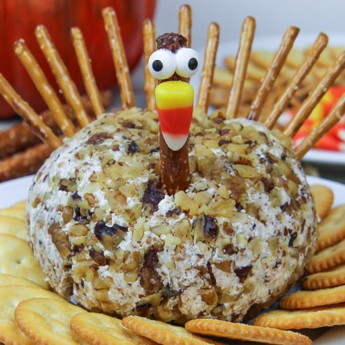 Turkey Cheese Ball for Thanksgiving « Running in a Skirt