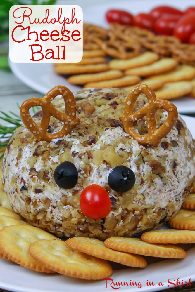 Christmas Cheese Ball Pinterest Pin