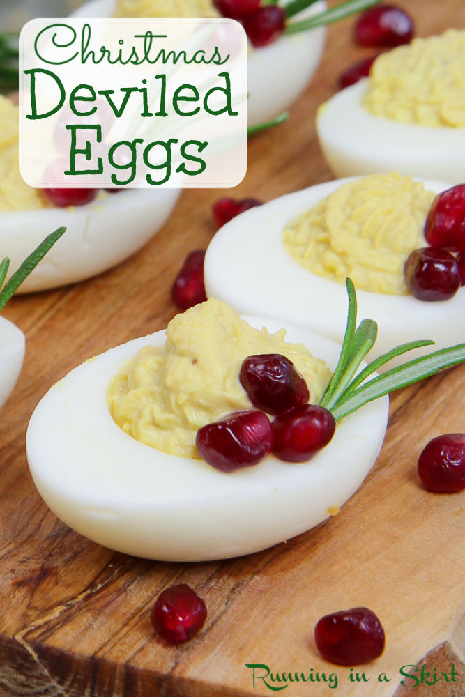 Christmas Deviled Eggs Pinterest Pin