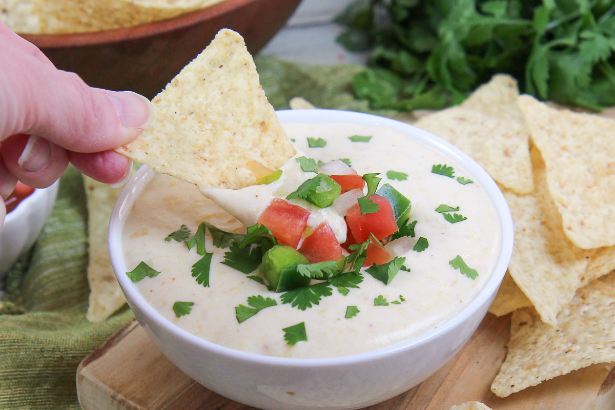 Cottage Cheese Queso Dip High Protein & Low Calorie! « Running in a Skirt