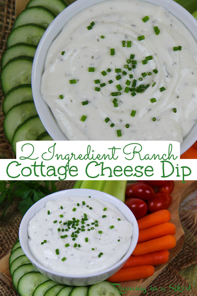 Cottage Cheese Ranch Dip via @juliewunder