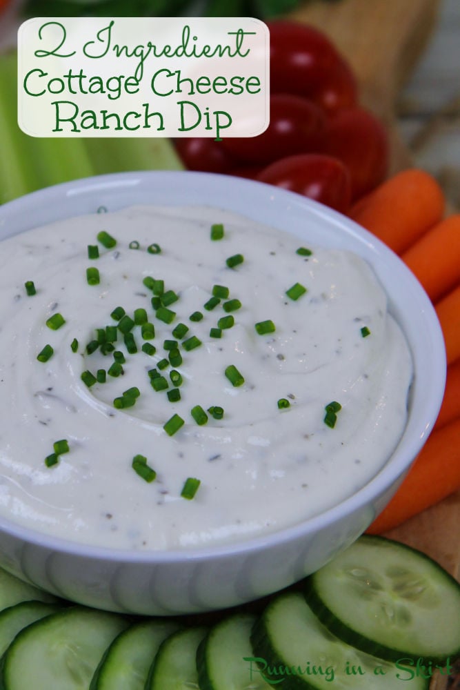 Cottage Cheese Ranch Dip Pinterest Pin