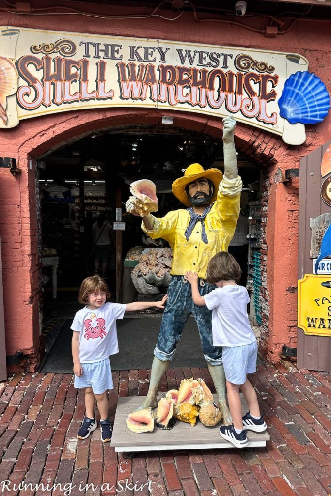 Things to Do in Key West with Kids - Mallory Square Shopping Shell Warehouse