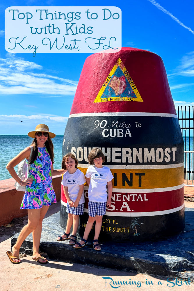 Things to Do in Key West with Kids Pinterest Pin