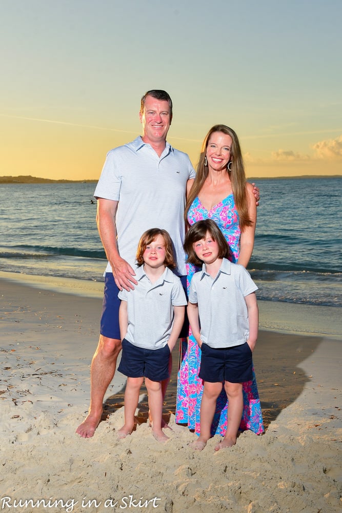 Family Photos at Beaches Turks and Caicos.