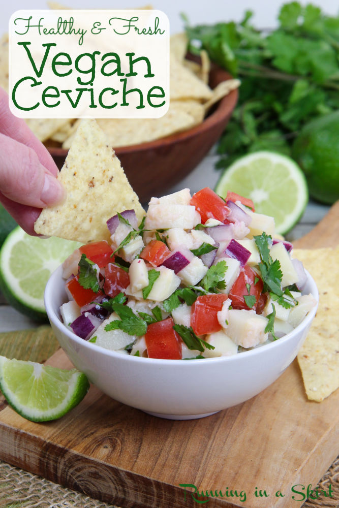 Vegan Ceviche recipe Pinterest Pin