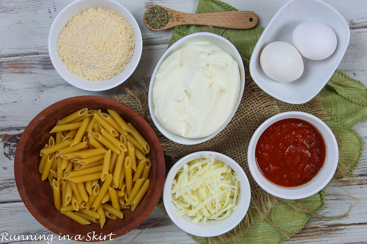 Crock Pot Baked Ziti Vegetarian « Running in a Skirt