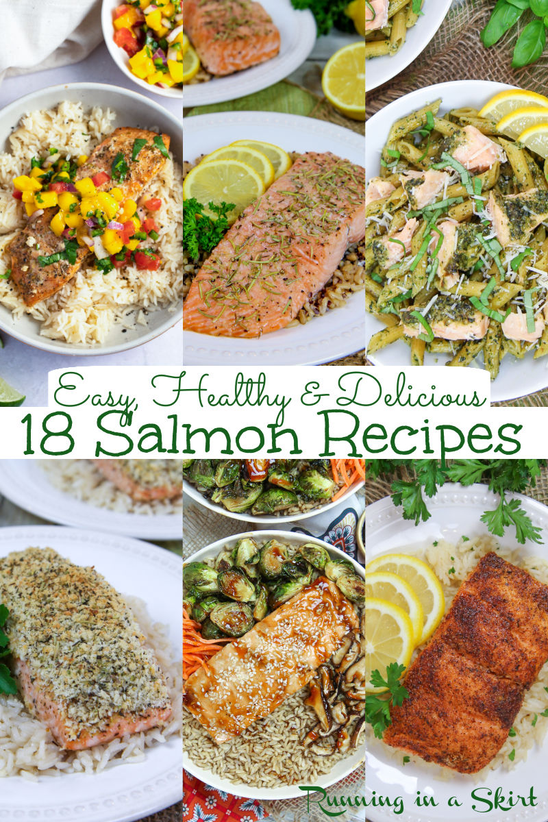 Healthy Salmon Recipes for Dinner via @juliewunder