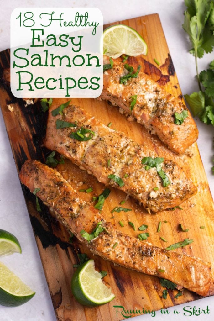 Healthy Salmon Recipes for Dinner Pinterest Pin