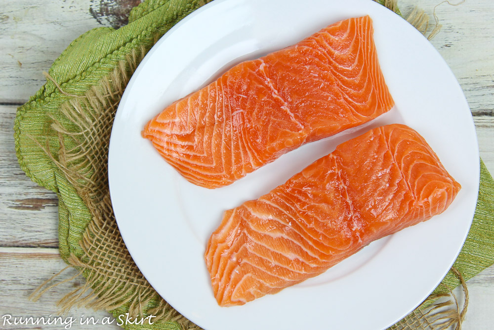 Healthy Salmon Recipes for Dinner - salmon on a plate.