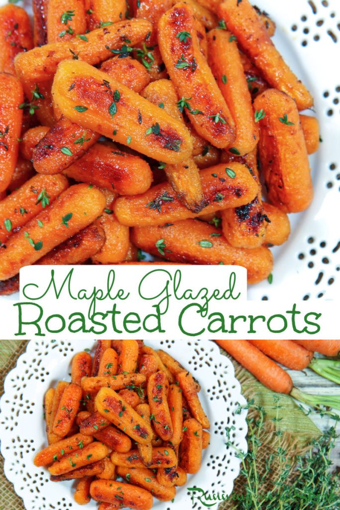 Maple Glazed Carrots Pinterest Collage