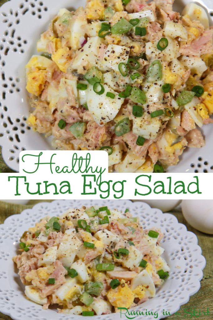 Tuna Salad with Eggs Pinterest Pin