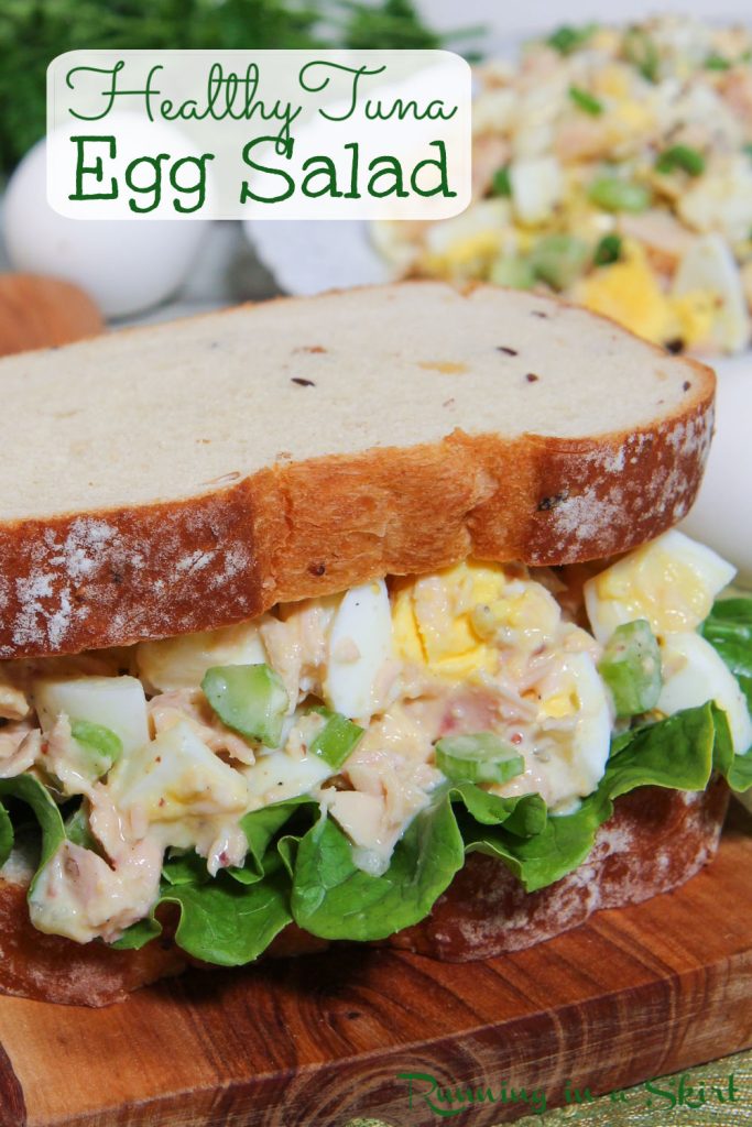 Tuna Salad with Eggs Pinterest Pin