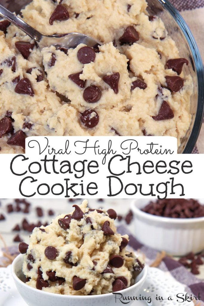 cottage cheese cookie dough Pinterest Pin