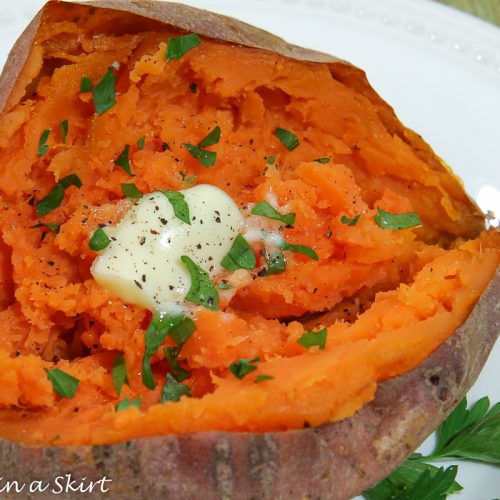 Crock Pot Sweet Potatoes Super Easy & Delicious « Running in a Skirt
