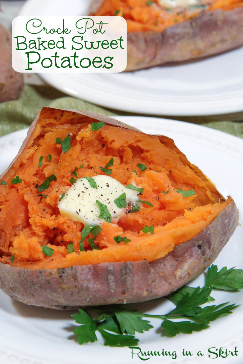 Crock Pot Sweet Potatoes Super Easy & Delicious « Running in a Skirt
