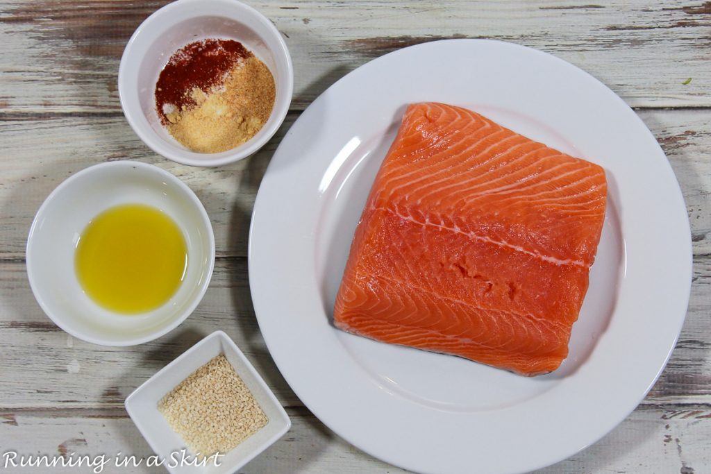 Ingredients for the fish