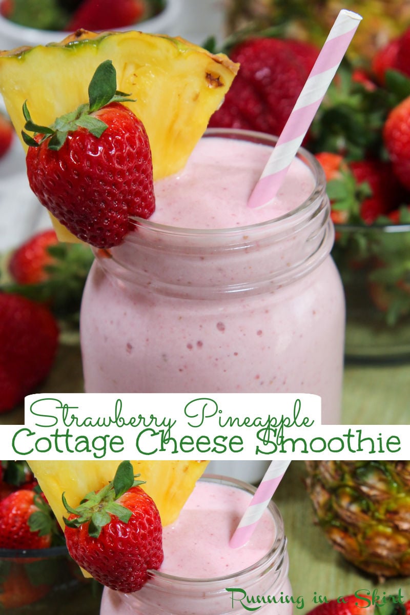Cottage Cheese Smoothie via @juliewunder