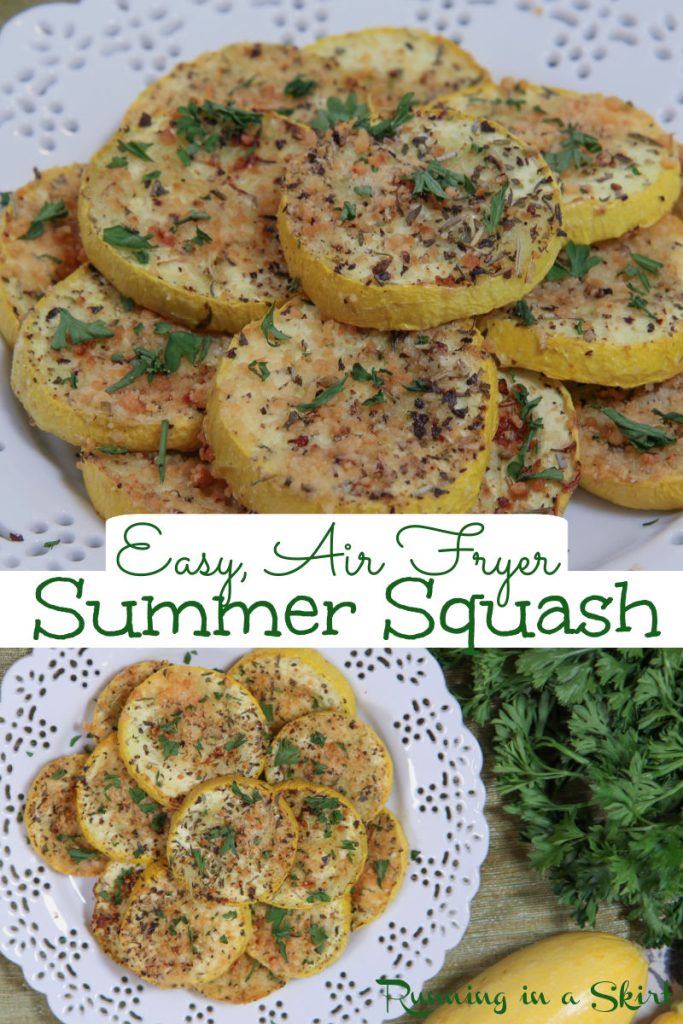 Air Fryer Summer Squash Pinterest Pin