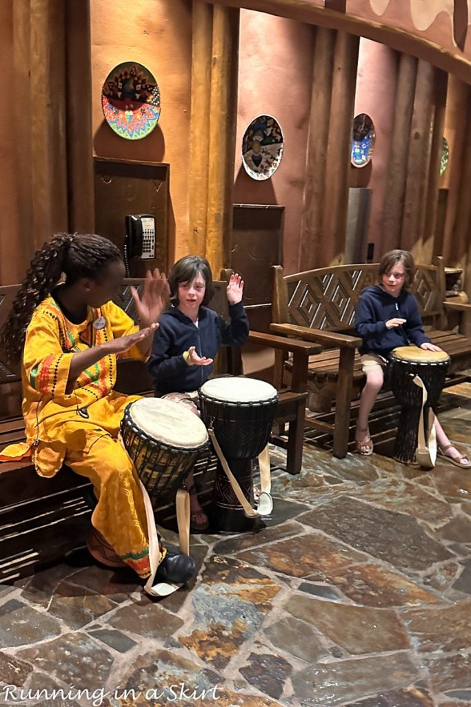 Drumming at Boma