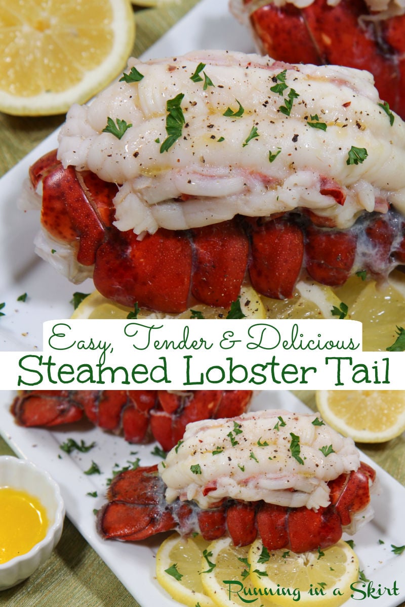 Steamed Lobster Tail via @juliewunder