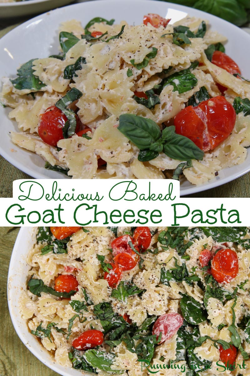 Baked Goat Cheese Pasta via @juliewunder