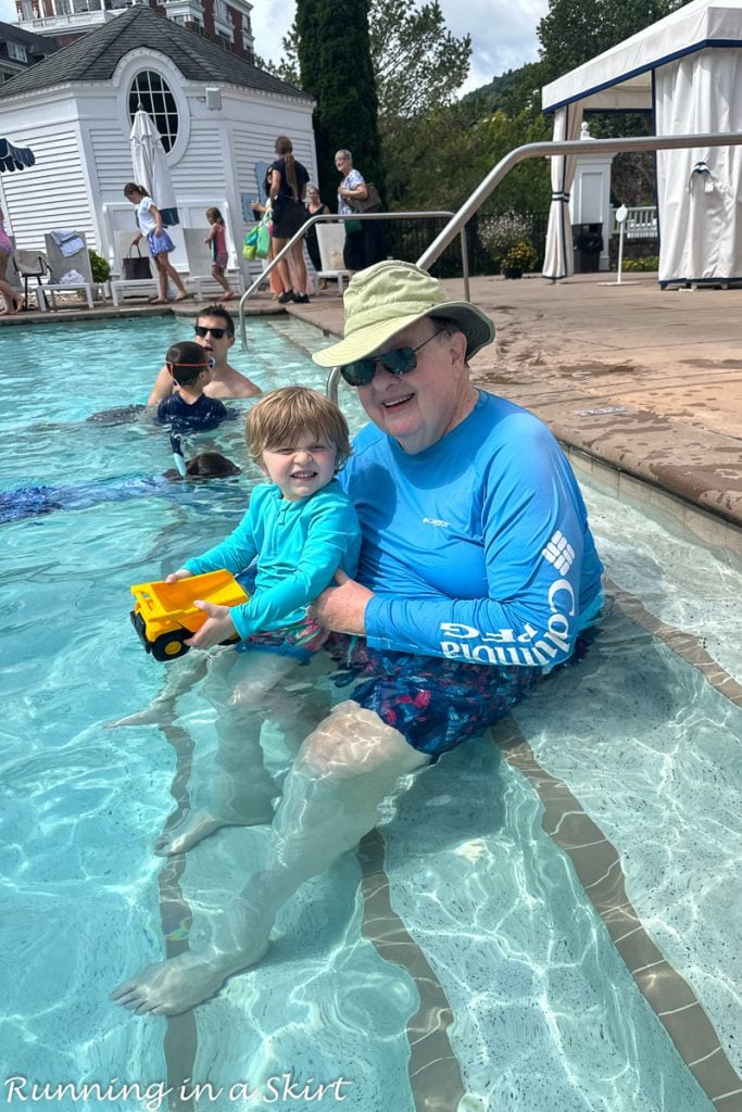 Omni Homestead Resort Reviews Grandad in Pool