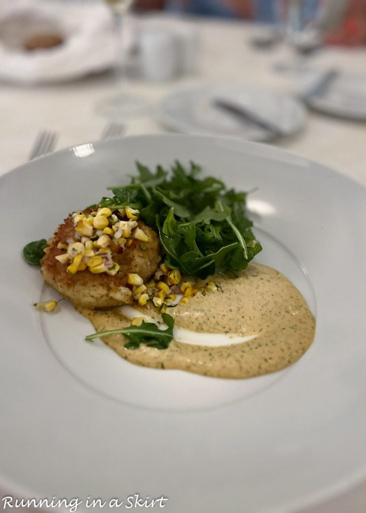 American Audubon Dining Room Crab Cake