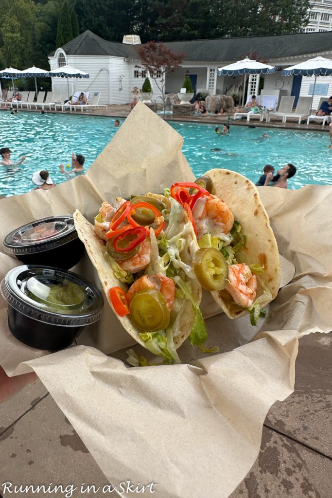 Omni Homestead Resort Reviews shrimp tacos
