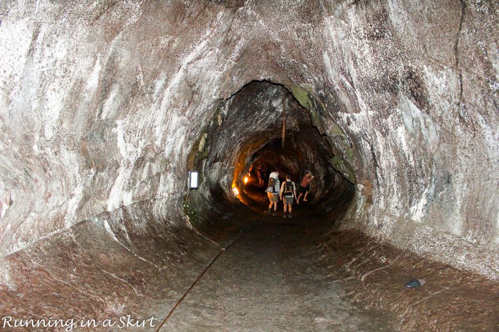 Inside of Thurston Lava Tube