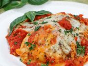 Crockpot Ravioli Lasagna