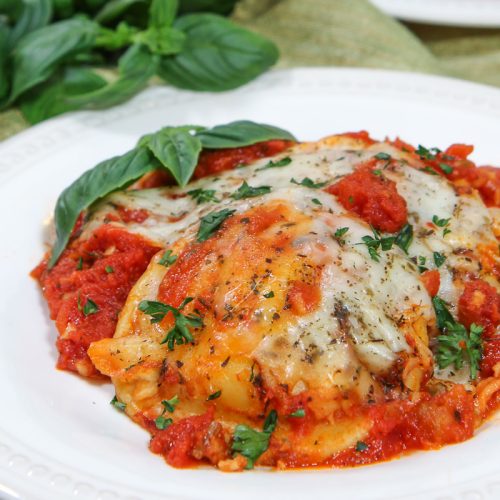 Crockpot Ravioli Lasagna - Only 4 Ingredients « Running in a Skirt