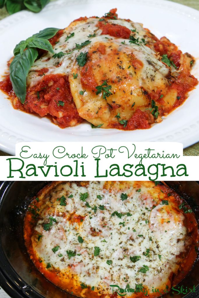 Crockpot Ravioli Lasagna Pinterest Pin