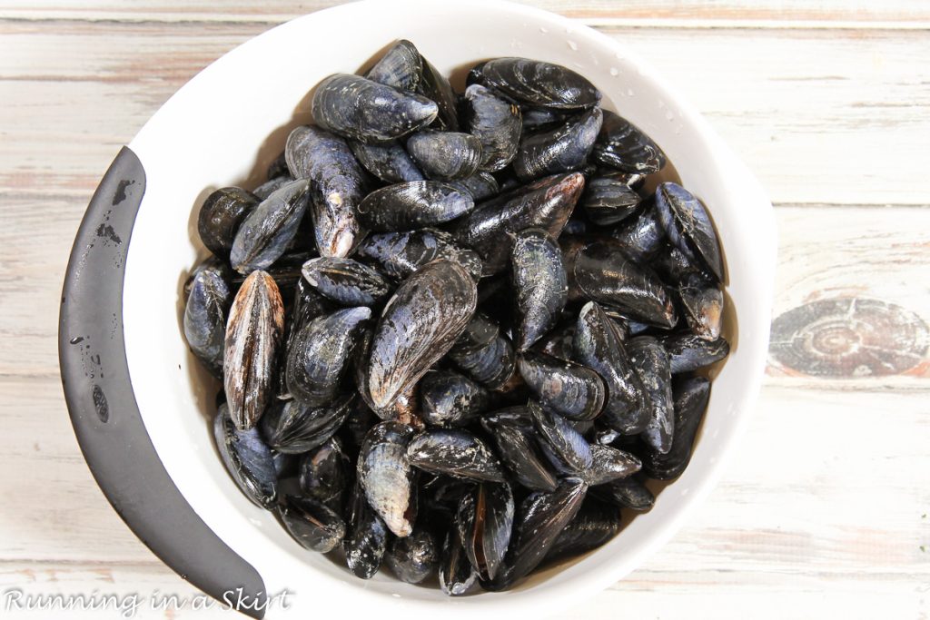Live mussels