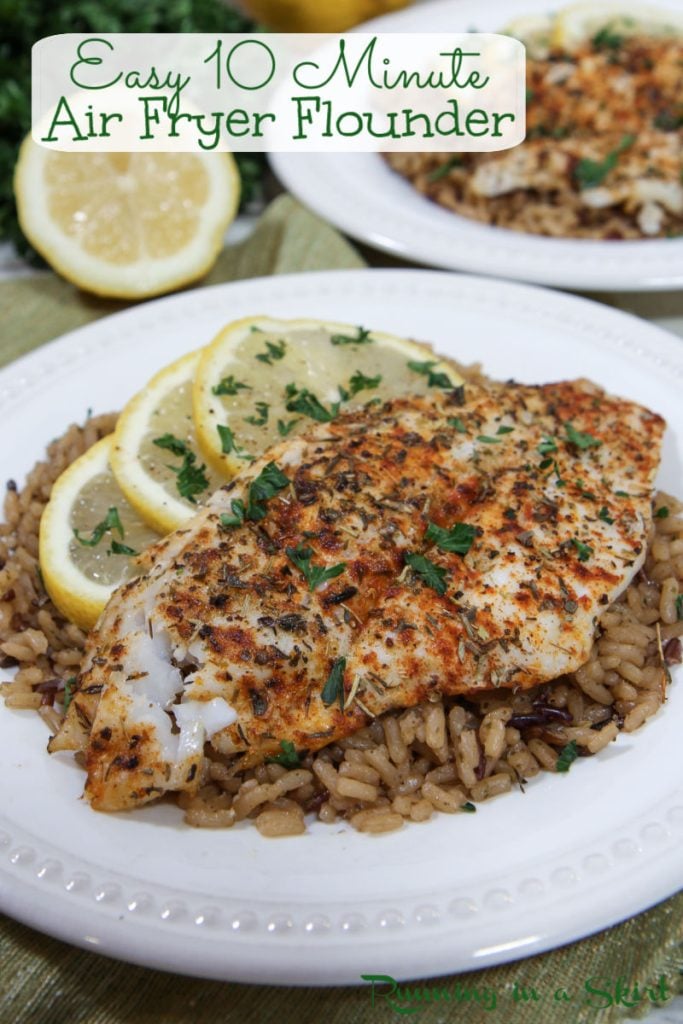 Air Fryer Flounder Pinterest Pin