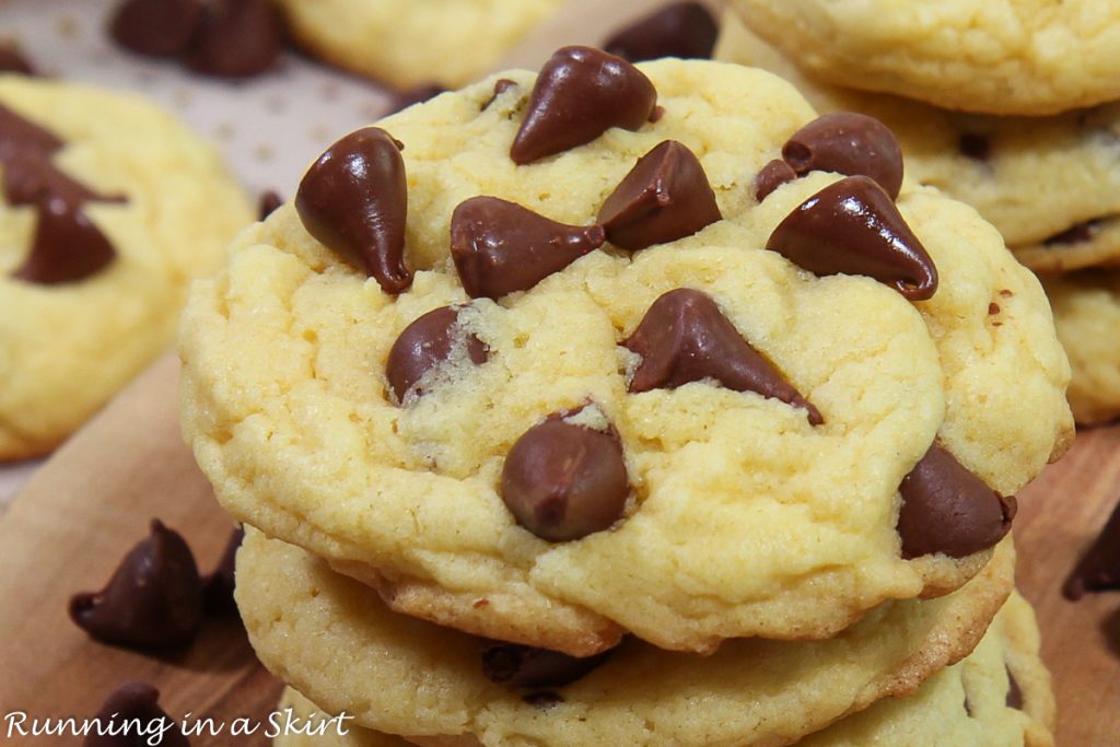 Cake Mix Cookies on a plate.