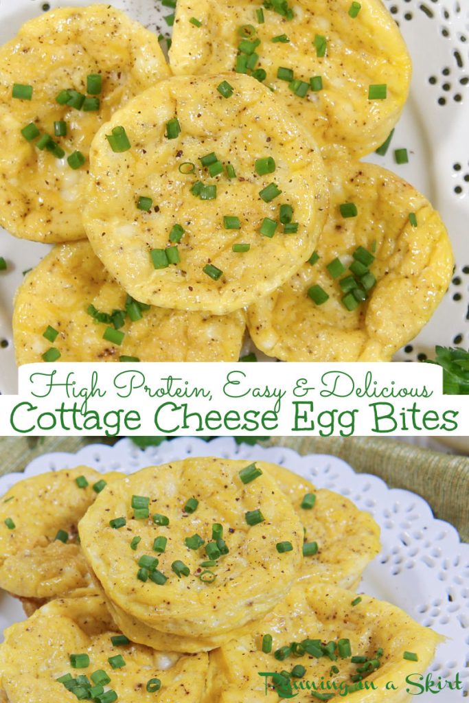 Egg Bites with Cottage Cheese Pinterest Pin