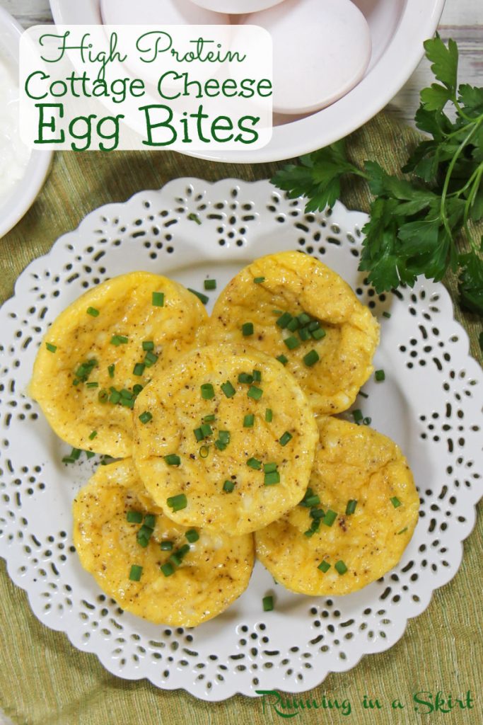 Egg Bites with Cottage Cheese Pinterest Pin