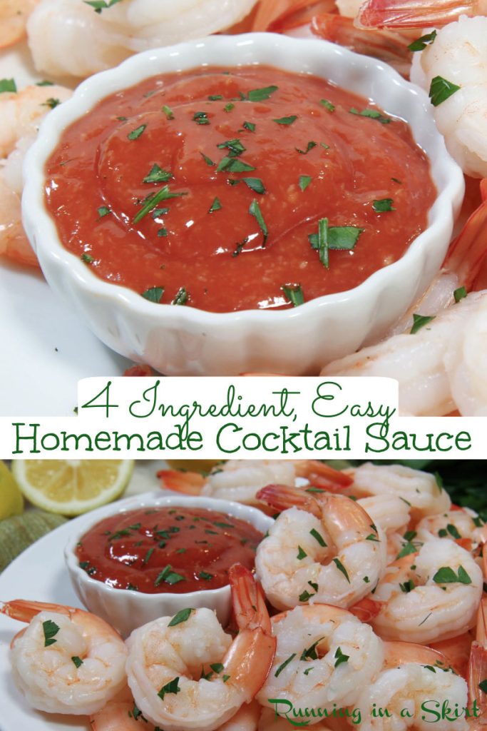 how to make cocktail sauce Pinterest Collage