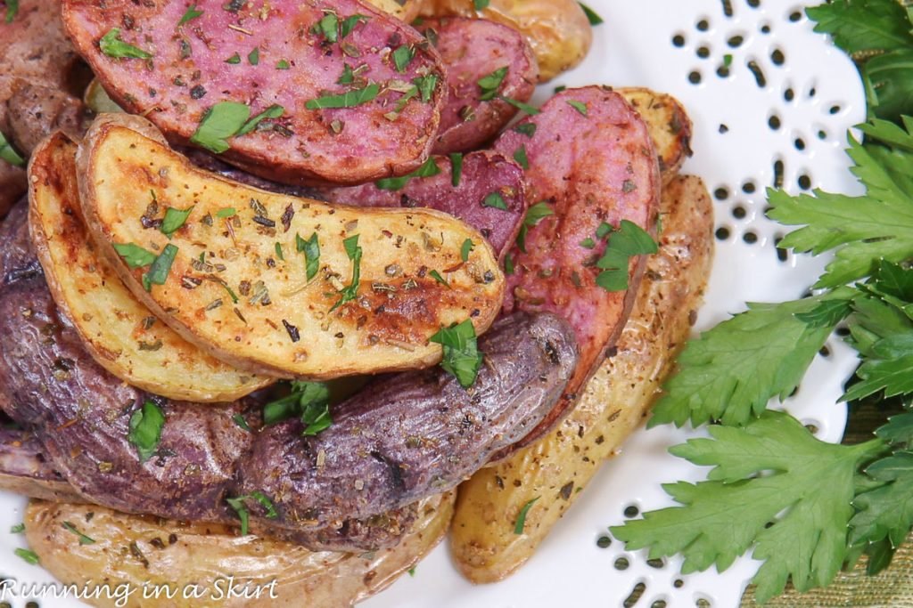 Air Fryer Fingerling Potatoes process photo