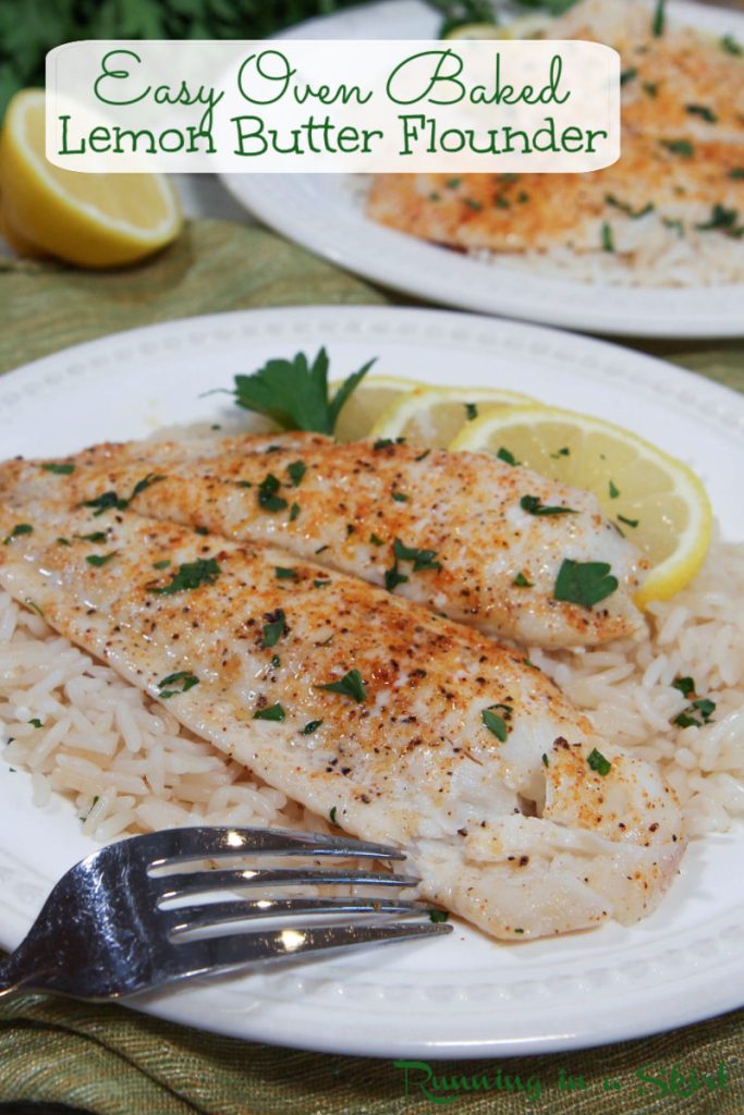 Baked Flounder recipe Pin
