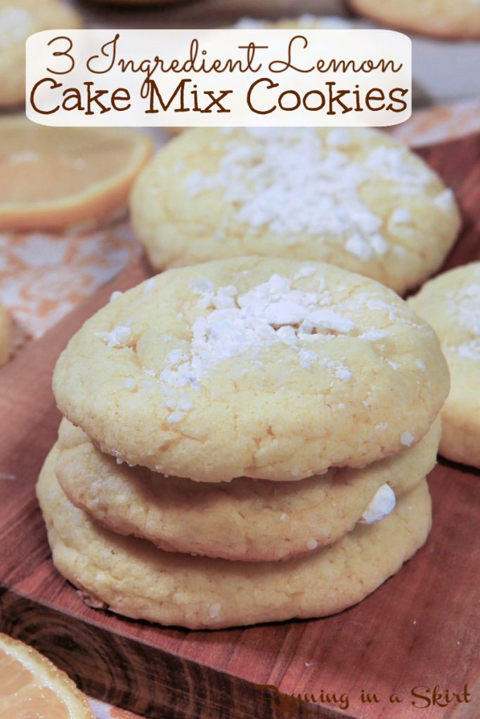 Lemon Cake Mix Cookies Pin