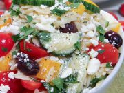 Greek Orzo Pasta Salad