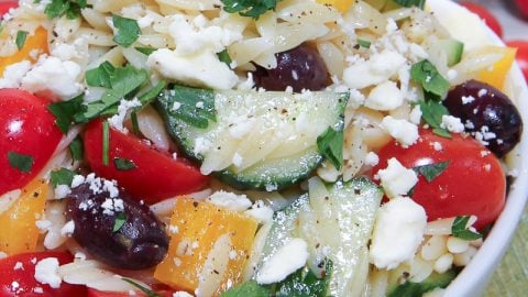 Greek Orzo Pasta Salad