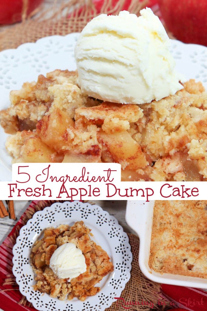 Apple Dump Cake Pinterest Pin