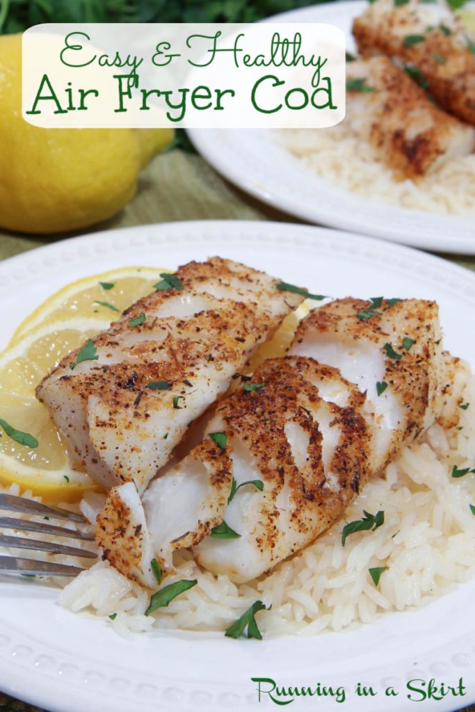 Air Fryer Cod Pinterest Pin