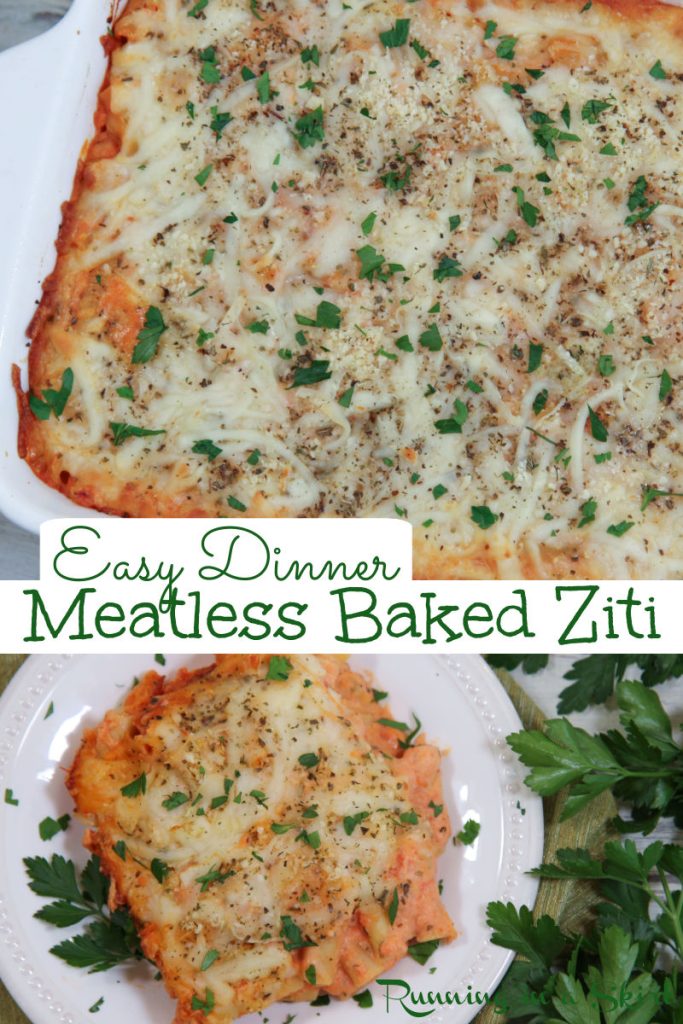 Vegetarian Baked Ziti Pinterest Pin